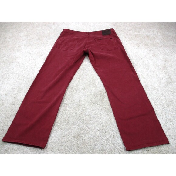 AG Adriano Goldschmied Pants Mens 36 Red Graduate Tailored Leg Chino 36x28 * - Picture 3 of 16